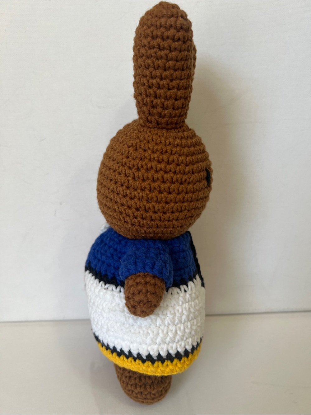 Just Dutch- Melanie & Her Mondrian Dress Crocheted Bunny - Picture 8 of 10